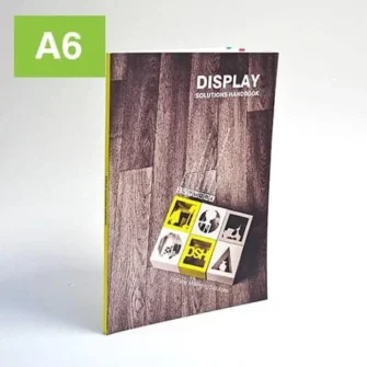 a6 perfect bound booklet