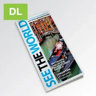 dl perfect bound booklet