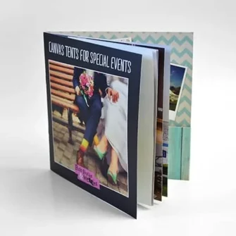 square folder brochure