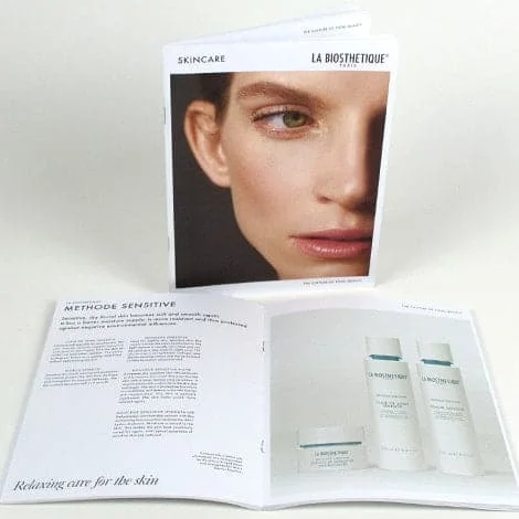 Square Brochure plus inside view